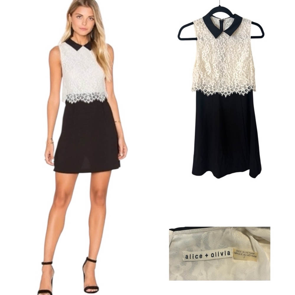 Alice + Olivia Lace Dress